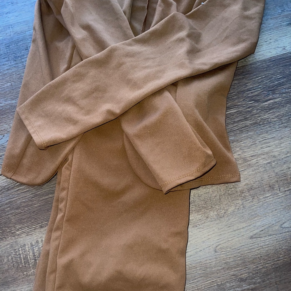BROWN FASHION NOVE BUSINESS SUIT